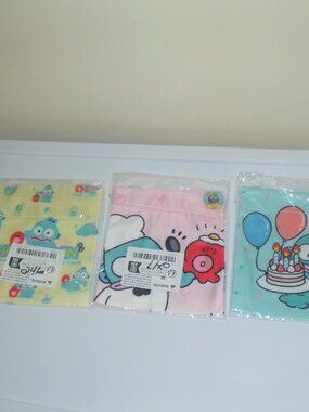 Sanrio Hello Kitty and Friends 3 Tie Bags----NEW